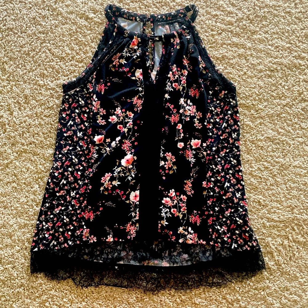 💗WHBM Floral Top💗